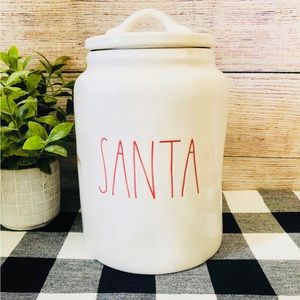 NEW Rae Dunn Christmas Cookie Farmhouse Canister Holiday Decorations Santa
